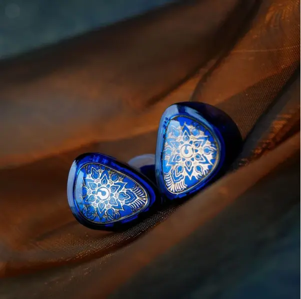 TANGZU WANER SG 2 India Version 10mm PET Driver Single Dynamic In-Ear Monitor with Detachable Cable Blue-3.5 with mic - Vue 2 | Earphones Maroc