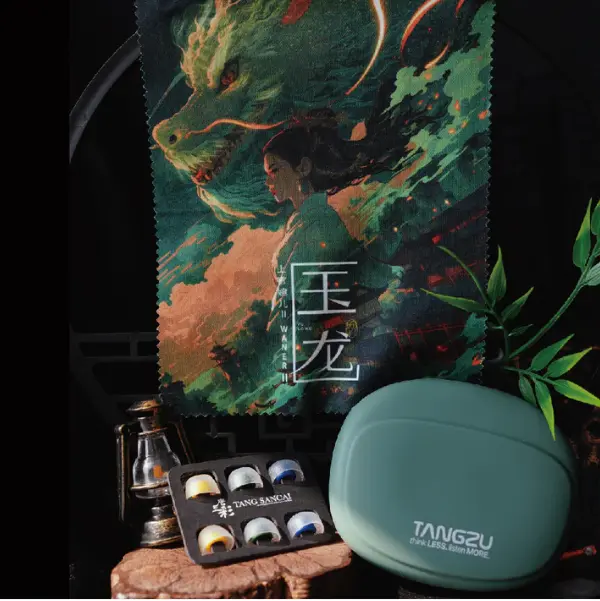 TANGZU WANER SG 2 Jade Dragon Edition 10mm PET Single Dynamic In-Ear Earphones (With MIC) ( 3.5mm ) - Vue 4 | Earphones Maroc