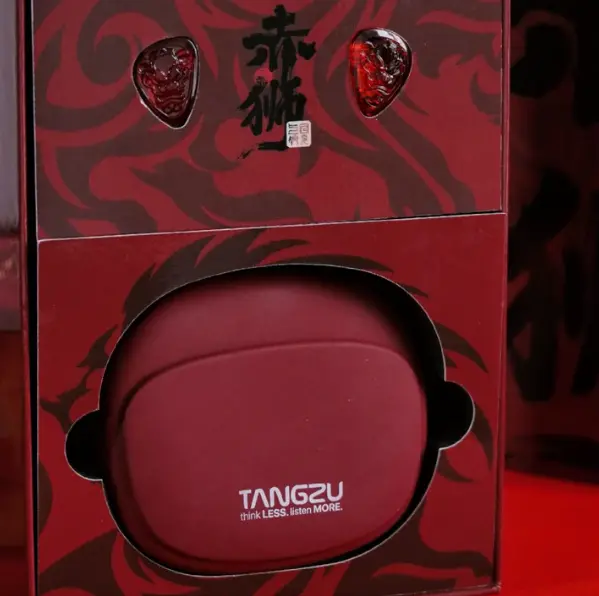 TANGZU WANER SG 2 Red Lion Edition 10mm PET Single Dynamic In-Ear Earphones (With MIC) (3.5mm) - Vue 4 | Earphones Maroc