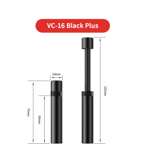 TEUCER VC-16Plus Graphics Card GPU Holder Vertical (Black) - Vue 3 | Accessory Maroc