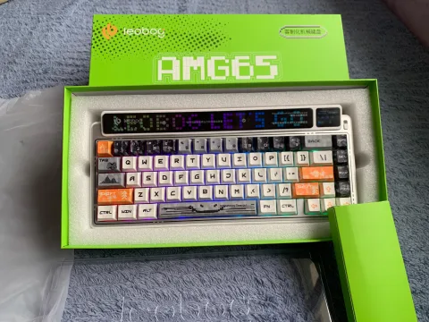 LEOBOG AMG65 Mechanical Keyboard With TFT LED Screen 3mode RGB Hot Swap Gaming Keyboard Custom Computer Gamer Accessories Gifts