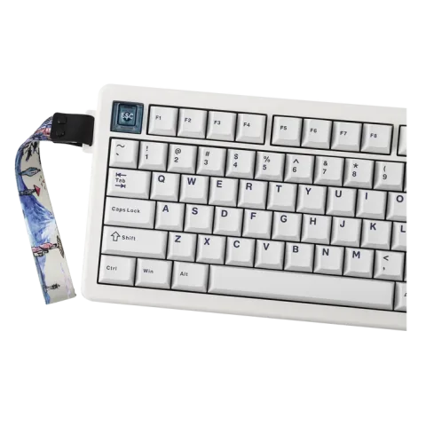CIDOO QK75 75% VIA Programmable Gasket Wired/Bluetooth/2.4GHz Wireless Mechanical Keyboard with 4000mAh Battery & RGB Backlight