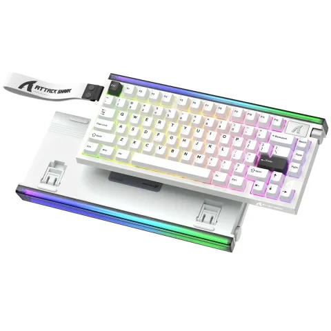 ATTACK SHARK R85 HE Rapid Trigger Keyboard Magnetic (White)