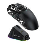 ATTACK SHARK X11 Wireless Gaming Mouse with Charging Dock (black) With Stickers