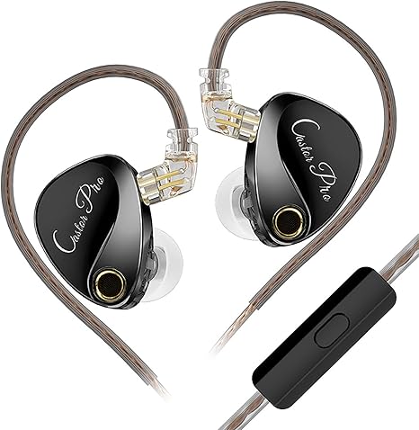KZ Castor PRO Dual Dynamic Driver IEM – Tunable In-Ear Monitor with 16 Sound Profiles, Deep Bass & Detachable 2-PIN Cable (With Mic)